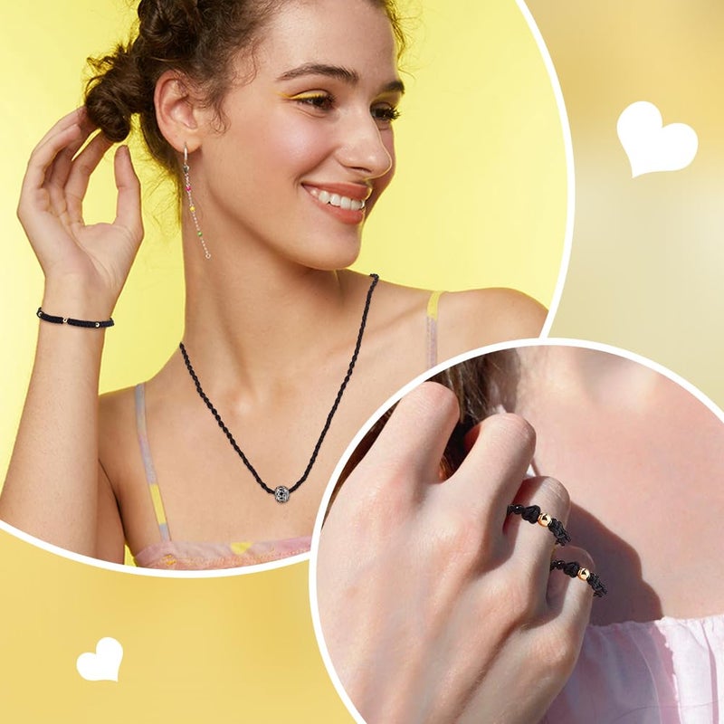 PH PandaHall 100 Yards 0.8mm Nylon Beading String Wind Chime Cord Replacement Nylon Thread for Bracelet Chinese Knotting Cord Black Kumihimo Macrame Cord Braided Lift Shade Cord for Blind Windows - Image 3